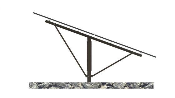 Grad-Sonnenkollektor-Boden der einzelner Stapel-Stahlsolarstruktur-10-30, der Systeme anbringt