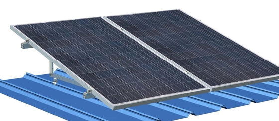 Dreieck-runzelten photo-voltaische Metalldach-Klammern für Sonnenkollektoren 60m/S
