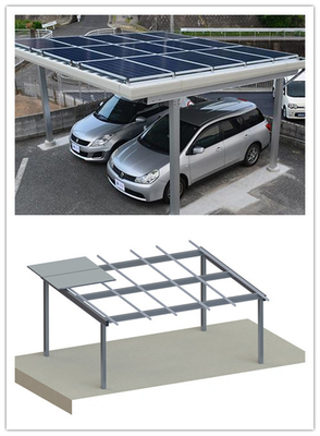 Foto-voltaischer Solar-PV-Montage-System-Parkplatz-hochfester Aluminiumautoparkplatz CPT