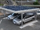 Sonnenkollektor-Autoparkplatz-Landschaftsphoto-voltaisches System 60m/S 1.5KN/M2