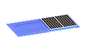 L Fuß-Frameless Metalldach-Solarbefestigungssystem-Aluminiumstehfalz-Berg