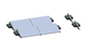 Platten-Berg des Stativ-Falten-Flachdach-Solarbefestigungssystem-PV AL6005