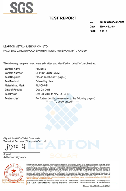 China Lipu Metal(Jiangyin) Co., Ltd Zertifizierungen